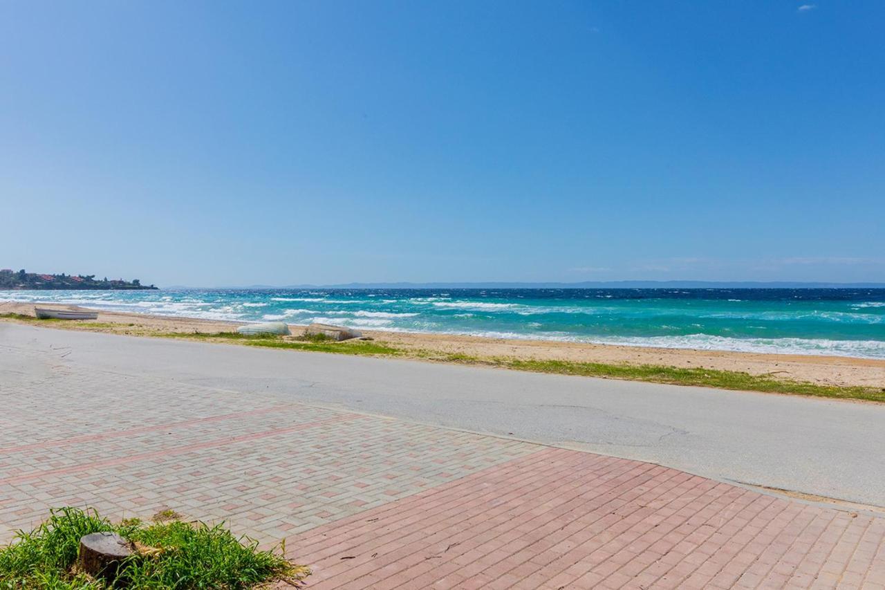 Galazia Akti Seaside Apartments Никити Экстерьер фото